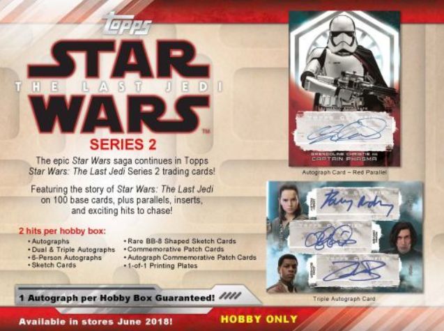 【TOPPS】STAR WARS「THE LAST JEDI SERIES 2」が発売決定！一緒に買いたいスリーブは？