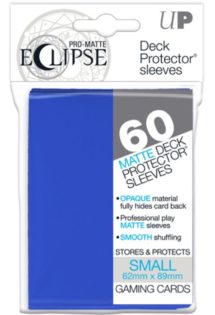 Small Deck Protector PRO-MATTE[ECLIPSE]/PACIFC BLUE 小型サイズカード用デッキプロテクター 非光沢[イクリプス]/青